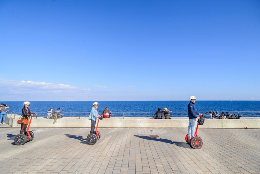 Intro Segway Tour Barcelona 1h - From training area to traffic confidence, what the first minutes feel like