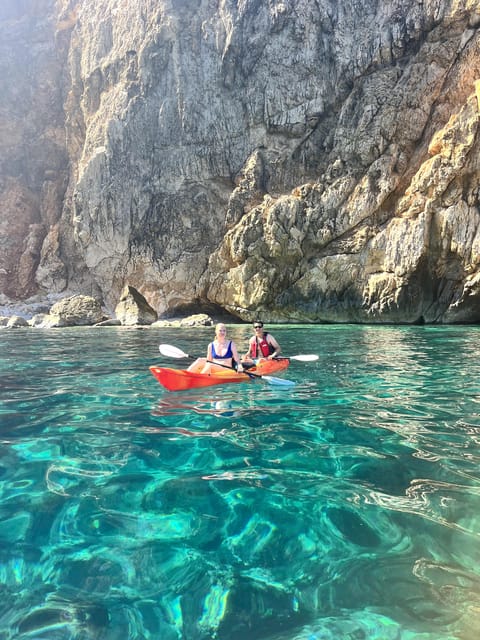 Jávea: Cala Portixol Kayak Tour with Snorkel & Cliff Jumping - Who should book, and who should choose something else
