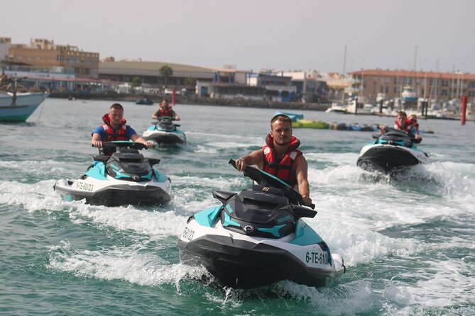 Jet Ski Activity to Lobos Island from Corralejo - Cruising the open sea: thrill with a short, focused pace
