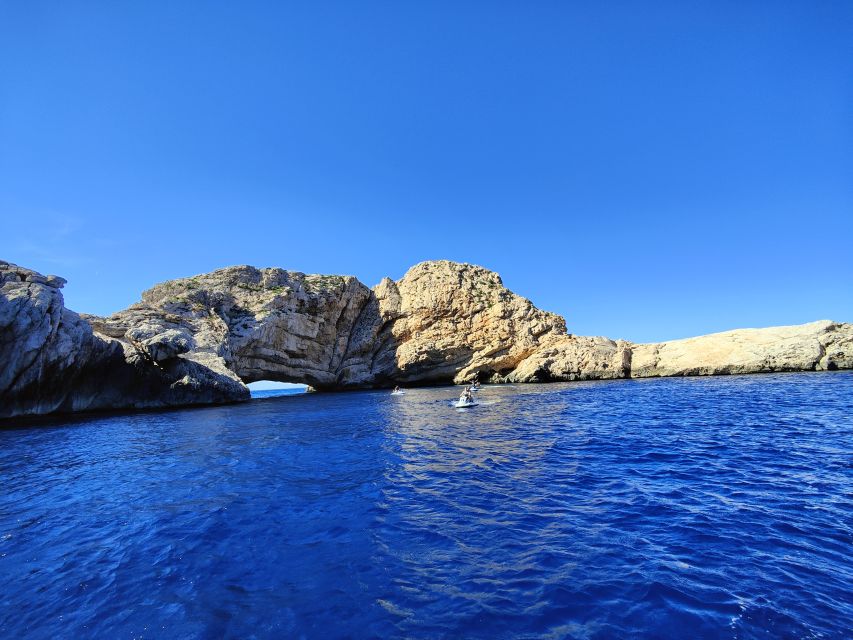 Jet Ski to Margaritas Islands from San Antonio - No License - Cala Saladeta and Ses Margalides: where the water time happens