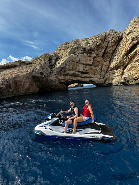 Jet Ski to Margaritas Islands from San Antonio - No License - From San Antonio Bay to Cap Negret and Ses Margaritas