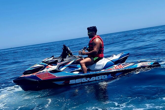 Jet Ski Tour In Fuengirola - That sea swim: when the salt water becomes part of the plan