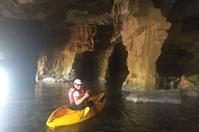 Kayak and snorkel excursion to Cova Tallada - The marine reserve teaching: flora and fauna while you paddle