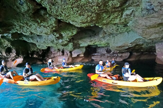 Kayaking Adventure Route with Snorkeling in Mogan Caves - Cave time in the Mogan Cliffs: what to focus on during the stops