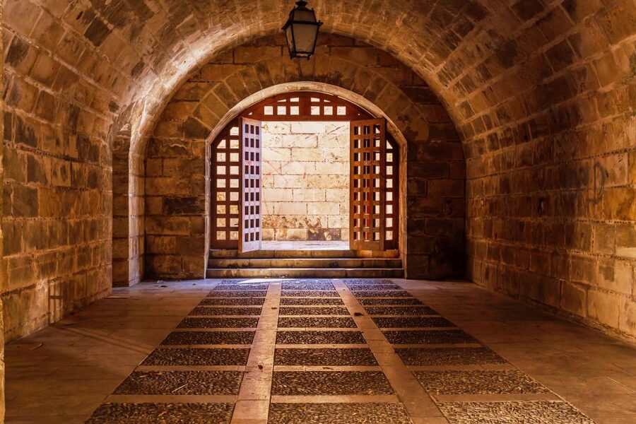La Almudaina Palace Entry Ticket - Capilla de Santa Ana: the pink marble portal moment