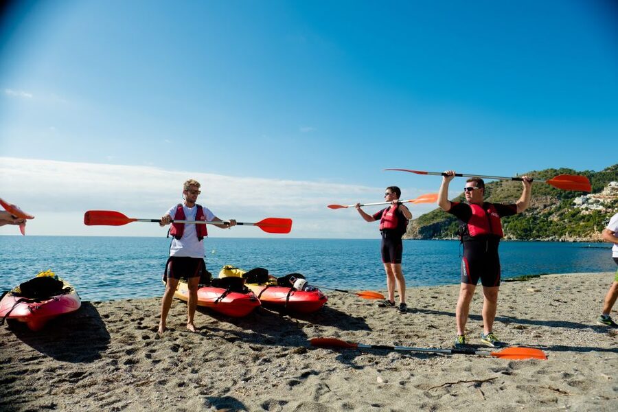 La Herradura: Cerro Gordo Natural Park Kayak & Snorkel Tour - Snorkeling in the marine mile of Maro-Cerro Gordo