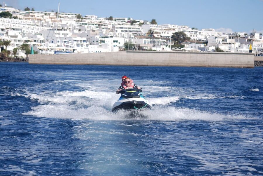 Lanzarote: Jet Ski Tour - Papagayo and Las Coloradas: the gold-sand payoff