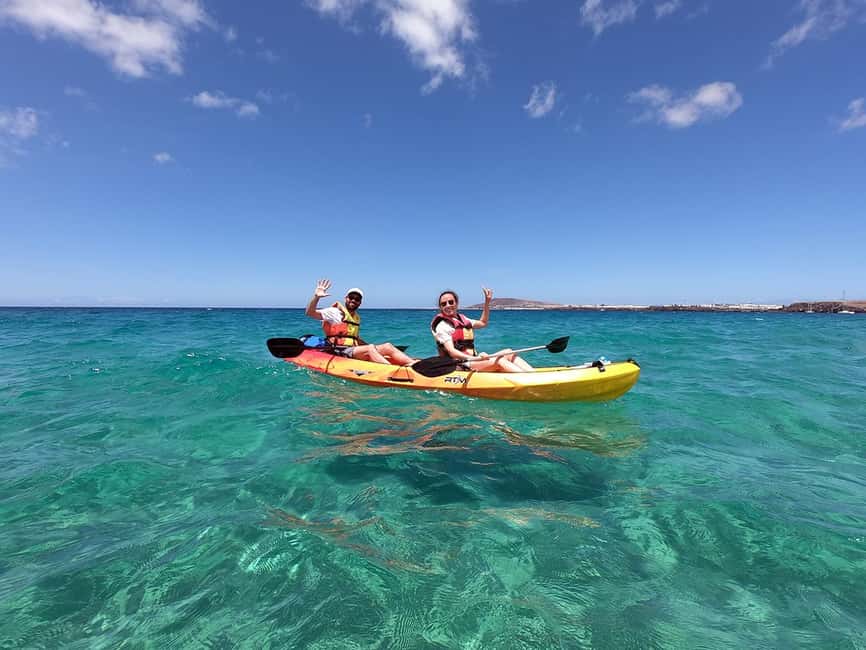 Lanzarote: Kayak and Snorkelling at Papagayo Beach - Papagayo Beach picnic, swim time, then snorkel in clear water