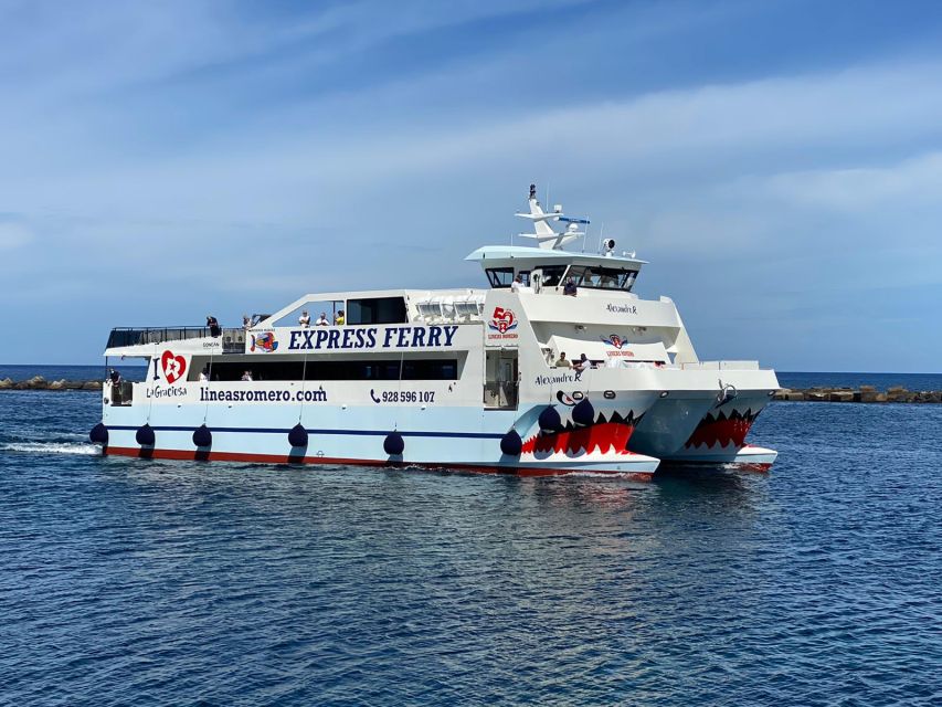 Lanzarote: Return Ferry to La Graciosa with Bus Pickup - The Órzola Ferry Ride: Quick, Scenic, and Sometimes Rough