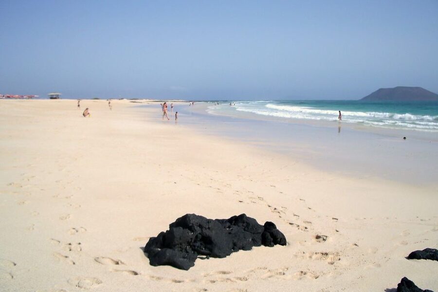Lanzarote: Return or 1-Way Ferry to Fuerteventura with Wifi - Corralejo town time: shops, bars, and a convenient base