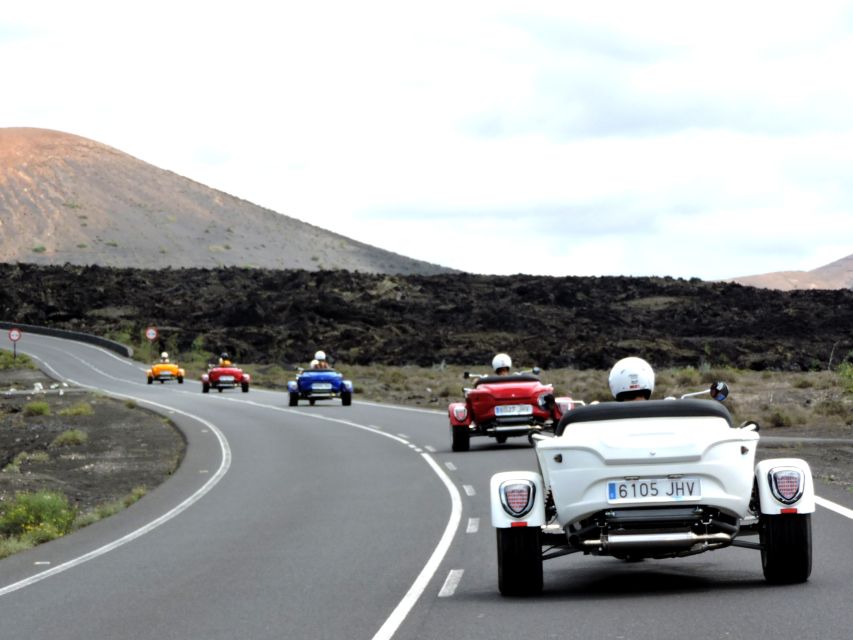 Lanzarote: three wheeler trike tour for three people - Getting started: paperwork, briefing, and a real practice run