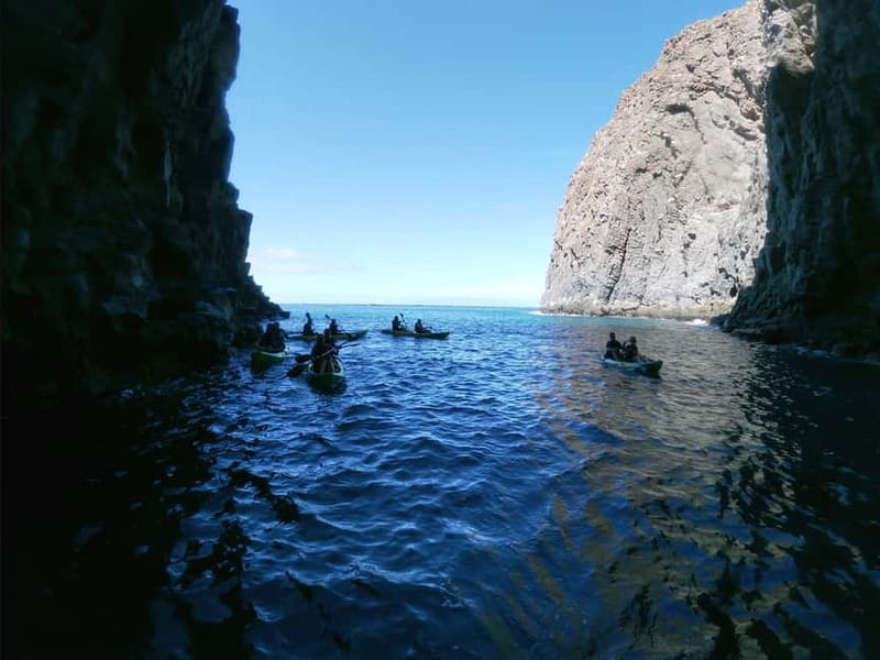 Los Cristianos: Kayak and Snorkel with Turtles and Photos - Los Cristianos start at Shaka Surf Tenerife, gear, and first briefing