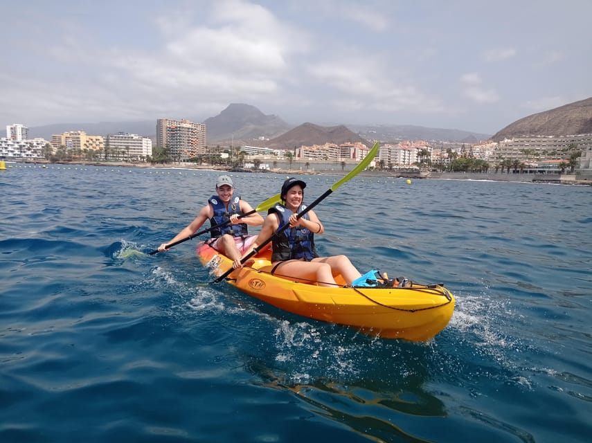 Los Cristianos: Kayak & Snorkel Tour with turtles and photos included - Palm Mar Cave snorkeling: clear water and your best turtle chance