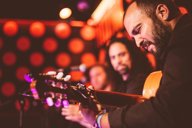 Los Tarantos Barcelona Flamenco Show Ticket - The Plaça Reial vibe and the bar, cozy comfort with a few tradeoffs