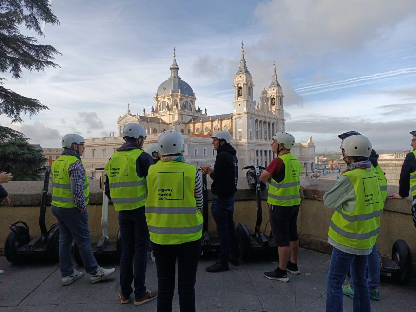 Madrid: All Madrid Guided Segway Tour - Almudena Cathedral and the Royal Palace Area: Views and Straight Talk