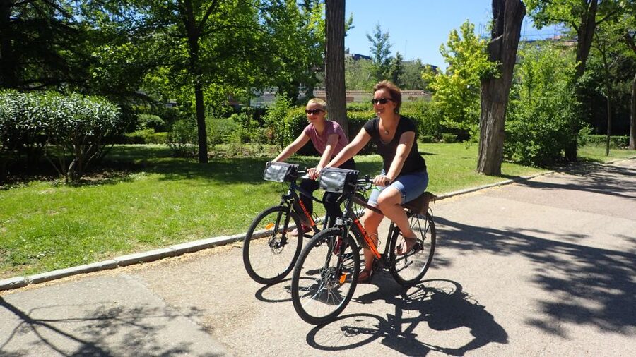 Madrid City Guided Bike/E-Bike Tour for Small Groups - From Almudena to La Almudena neighborhood plazas, Plaza Mayor included