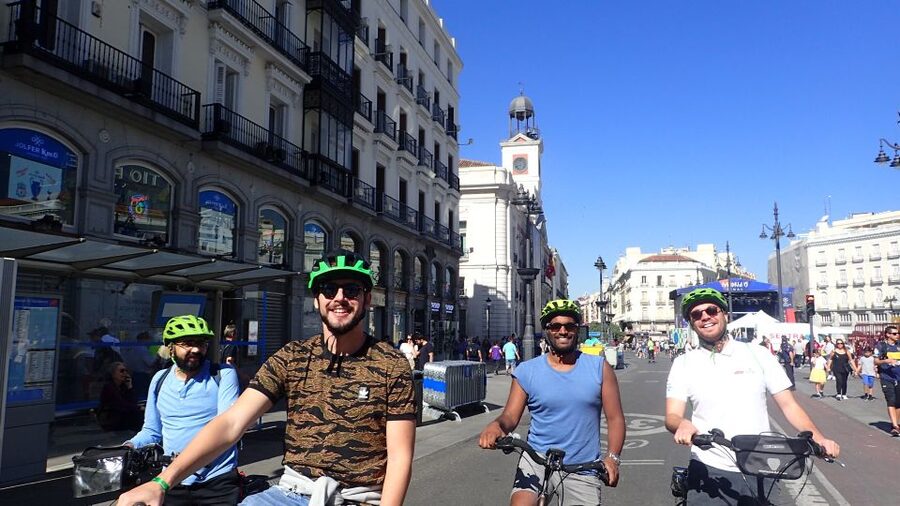 Madrid City Guided Bike/E-Bike Tour for Small Groups - Plaza Santa Ana and Las Letras: where the mood shifts