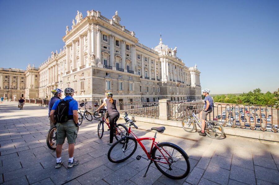 Madrid City Guided Bike/E-Bike Tour for Small Groups - Debod Temple, then straight into Madrid’s royal axis