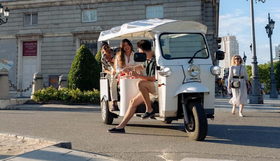 Madrid: Eco-Friendly, Private, and Unique Tuk Tuk Experience - An electric tuktuk is a smart way to move through Madrid