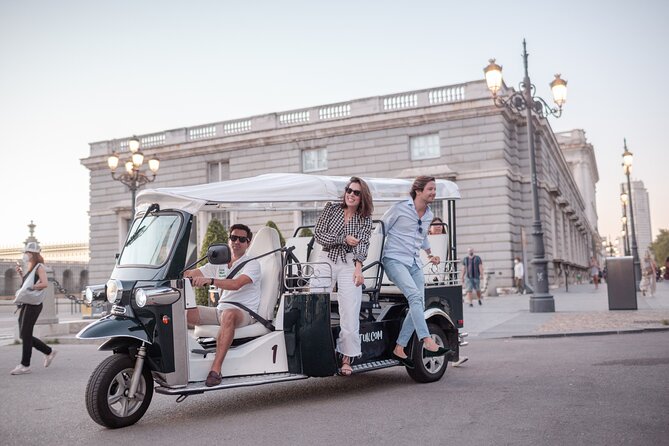 Madrid Expert Tour with Local Guide in Eco Tuk Tuk Private - Covered market stop: the kind of Madrid you can taste