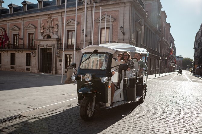 Madrid Express Tour with Local Guide in Eco Tuk Tuk Private - Why this eco-tuk-tuk route is a smart first day