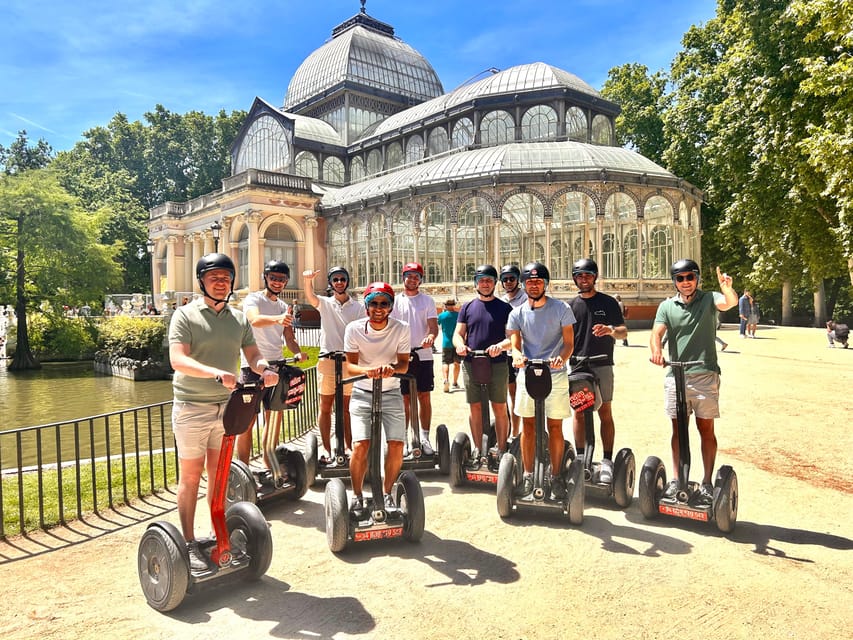 Madrid: Iconic Retiro Park Segway Tour - Segway training at Avenida Menéndez Pelayo, 9