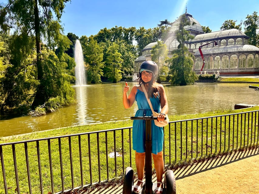 Madrid: Iconic Retiro Park Segway Tour - Parterre gardens and El Ahuehuete, Madrid’s oldest tree