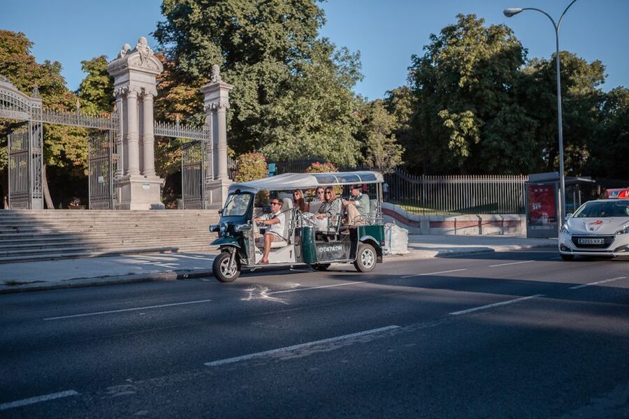 Madrid: Private City Tour by Eco Tuk Tuk - Alcala Gate, Cibeles, and Bank of Spain: Classic Madrid Set Pieces