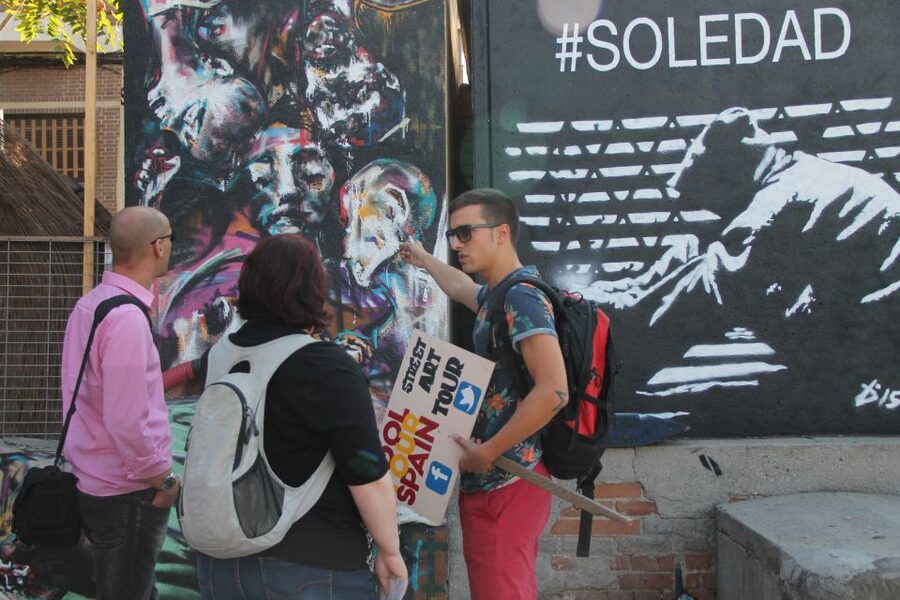 Madrid: Street Art Tour with Local Graffiti Hunter - How La Tabacalera turns old industry into an urban art wall