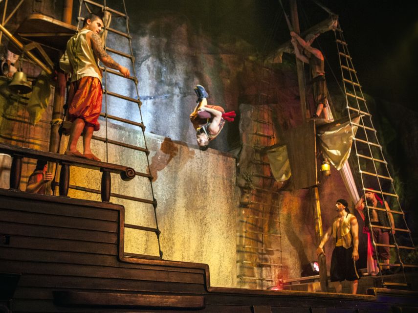 Magaluf: Pirates Adventure Dinner Show Ticket - VIP Captain’s Tables and the VVIP Below Decks Backstage Tour