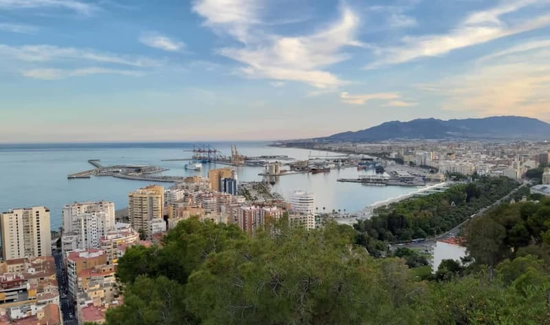 Malaga: Castle Hill and Fisherman Village E-Bike Tour - Picasso streets and independent street art, before the climb
