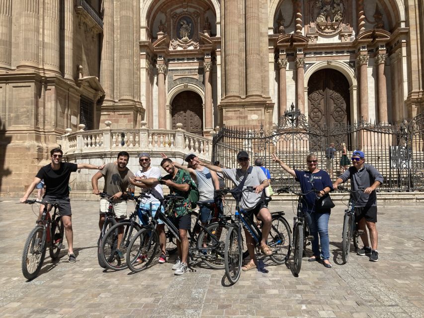 Malaga: Guided E-Bike Tour - Getting started at EbikeMálaga, next to the great white wheel