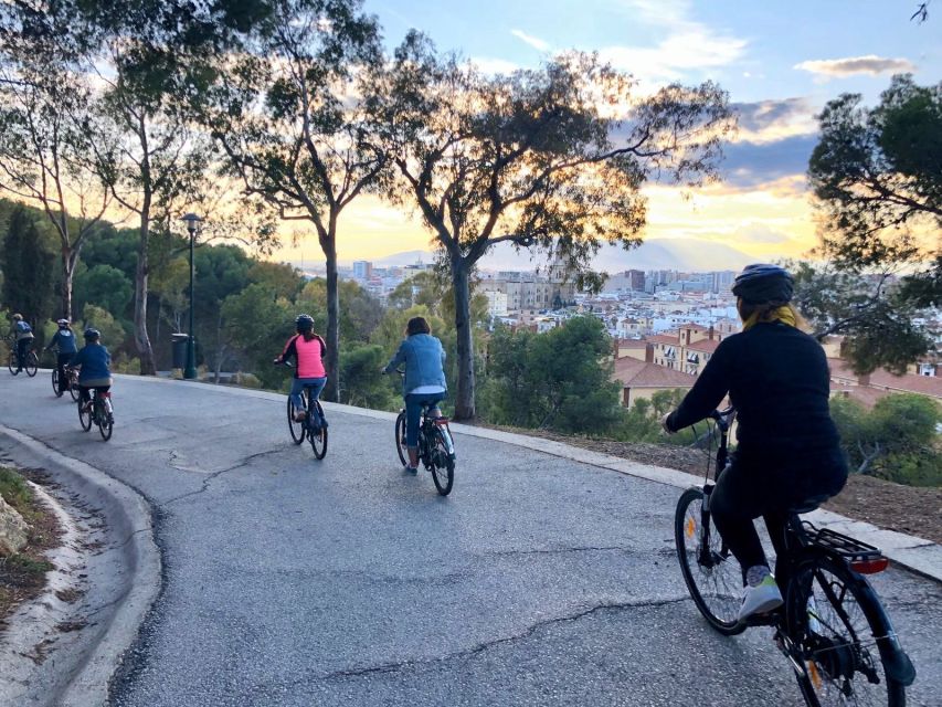Malaga: Guided E-Bike Tour - Climbing to Mount Gibralfaro, where the bay view does the talking