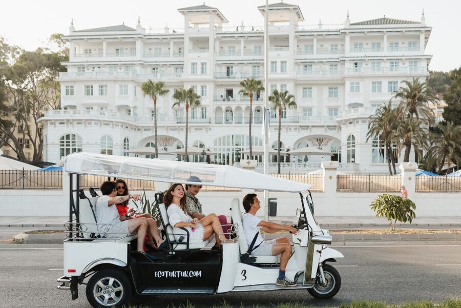 Malaga: Private City Tour by Eco Tuk Tuk - Gibralfaro Castle Exterior and Alcazaba Territory Photos