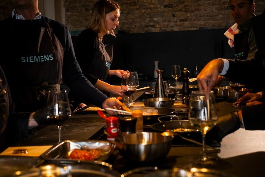 Malaga: The Ultimate Tapas Workshop with Market Visit - Kitchen time in Malaga’s Soho District: you cook, then you eat
