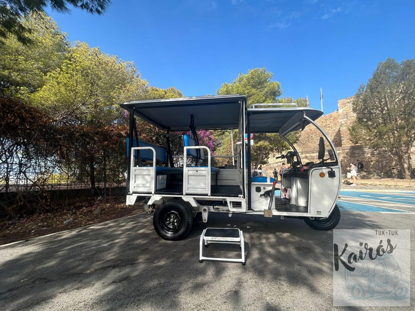 Malaga: Tuk tuk tour - Gibralfaro viewpoints and the Castle area: the payoff stop