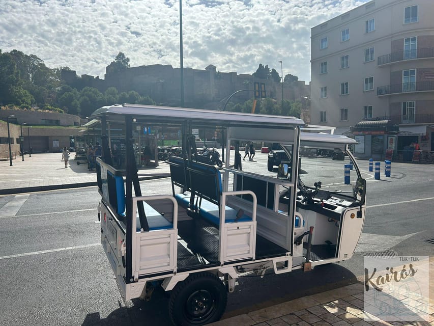 Malaga: Tuk tuk tour - Parks and plazas: Plaza de la Merced and Pedro Luis Alonso Gardens