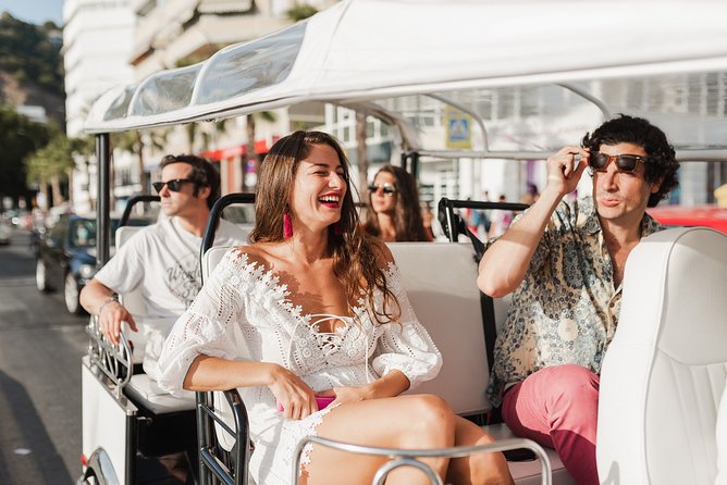 Malaga Welcome Tour with Local Guide in Eco Tuk Tuk Private - La Farola Lighthouse and La Malagueta Beach: Views Without the Long Walk