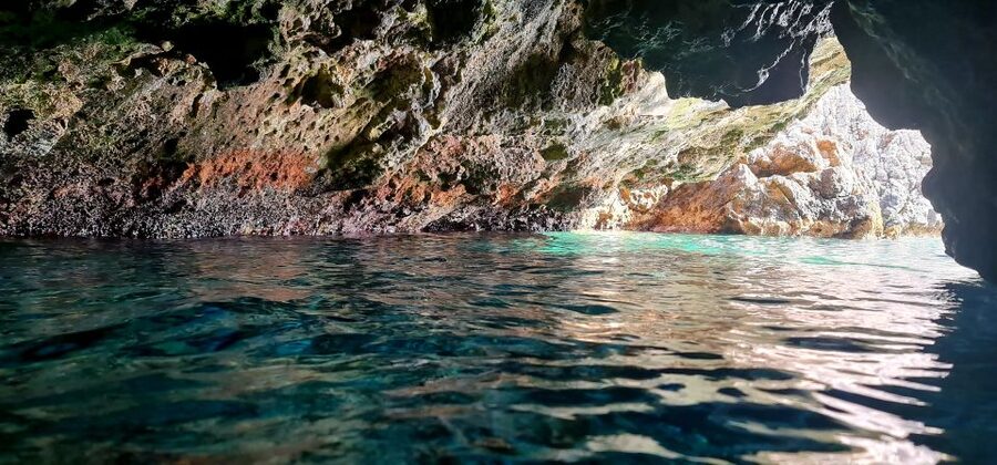 Mallorca Alcudia: Jack Sparrow Cave Jet Ski Tour - Coll Baix at Cap de Menorca: the hidden cove moment before you head back