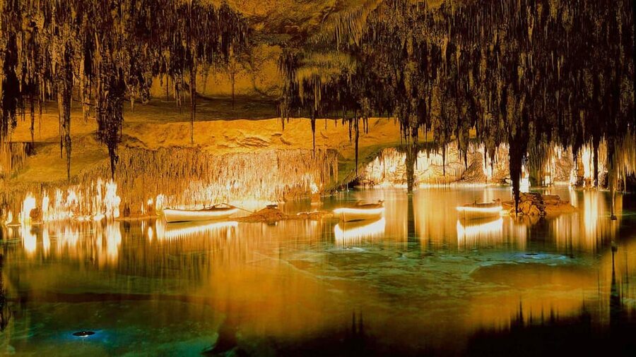 Mallorca: Drach and Hams Caves, and Porto Cristo Day Tour - Hams Caves, The More Intimate Show with Fishhook Stalactites