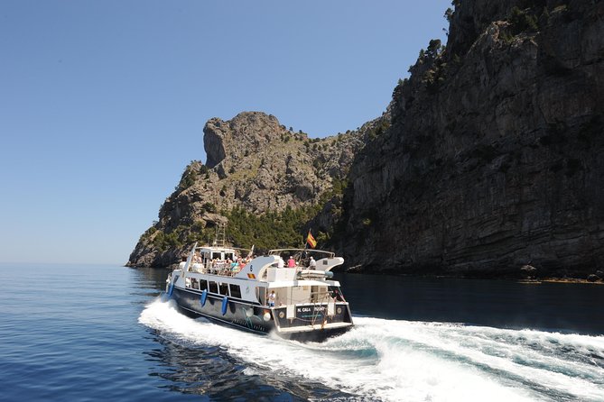 Mallorca in One Day Sightseeing Tour with Boat Ride and Vintage Train - Barcos Azules boat ride to Port de Sóller