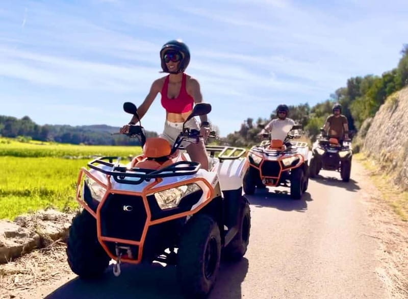 Mallorca: Quad Bike Tour, Snorkeling, and Cliff Jumping - The Randa mountain stop: curves, elevation, and big views