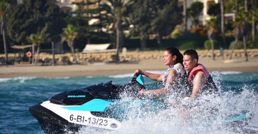 Marbella: Jet Ski at the Golden Mile - What You Actually See: Golden Mile Views From the Water