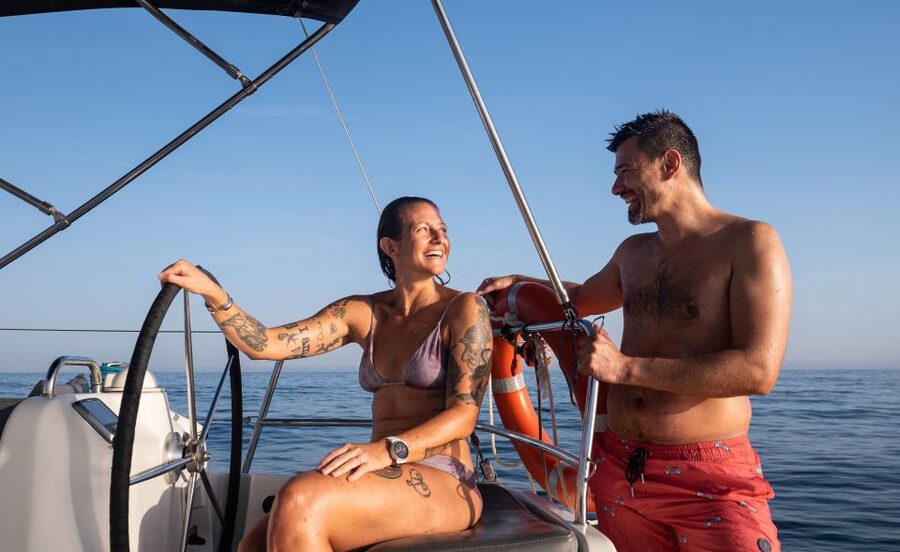 Marbella: Sailing & Dolphin Watching with Snacks and Drinks - The dolphin hunt, plus what happens when they do not show