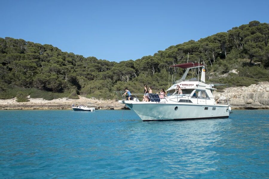 Menorca: 3.5 Hour South Coast Boat Excursion - From Cala Galdana to the main boat, what the first hour feels like
