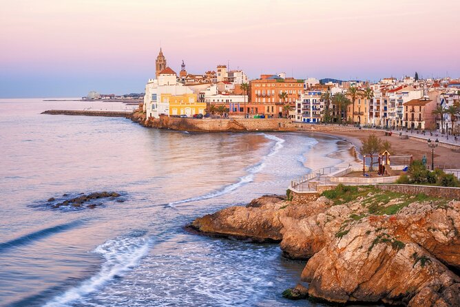 Montserrat Monastery with Easy Hike & Sitges Tour from Barcelona - Sitges Old Town Walking Loop, Sant Bartomeu and Santa Tecla