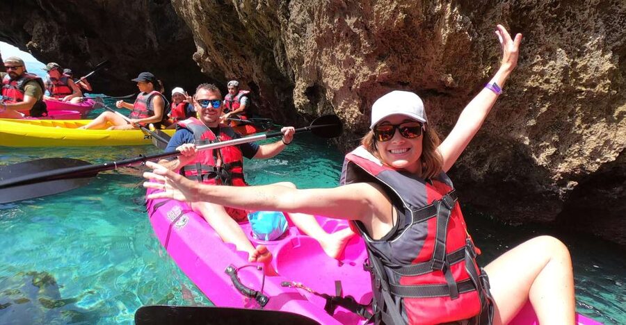 Nerja: Cliffs of Maro-Cerro Gordo Guided Kayak Tour - The 2-Hour Route: Short Trip vs Long Trip Views