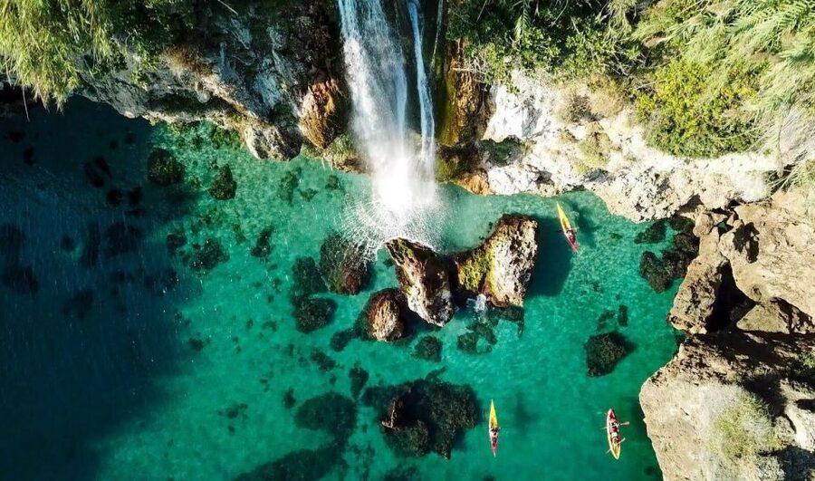 Nerja: Guided Kayak Tour Nerja Cliffs and Maro Waterfall - Getting there and finding the right place to launch