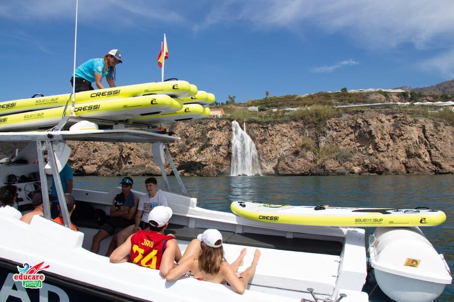 Nerja: Maro Waterfall Boat Trip with Paddleboarding & Drink - Key highlights to look for