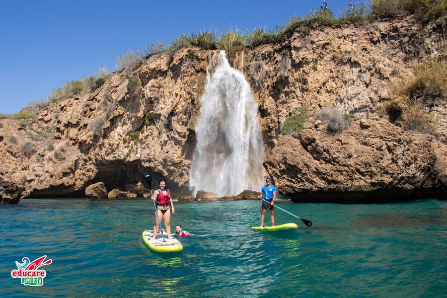 Nerja: Maro Waterfall Boat Trip with Paddleboarding & Drink - Getting to Aventumar in Caleta de Velez, and what to pack
